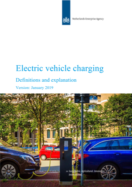 Electric Vehicle Charging Definitions and Explanation Version: January 2019