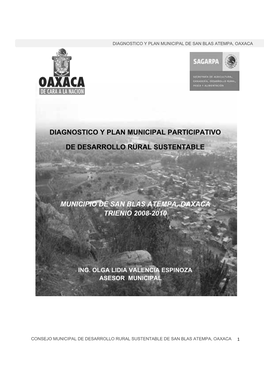 Municipio De San Blas Atempa, Oaxaca Trienio 2008-2010