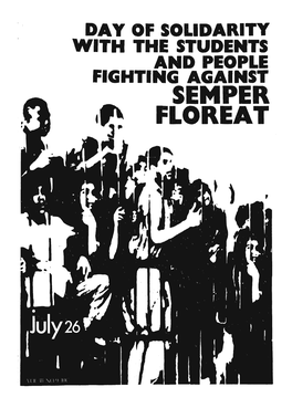 SEMPER FLOREAT - FRIDAY JULY 26 1968 - PAGE 2 EDITORIAL Semper Floreat" W the UQU