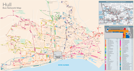 Bus Network Map X46 G R D 41,42 E 30A to Beverley, Market Weighton, Pocklington and York Ay M P&R 50,54,55,56, X47 W 151,152 N Hull B I Pocklington and York R