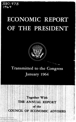 Economic Report of the President 1964