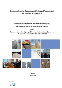 Environmental and Social Impact Assessment (ESIA)