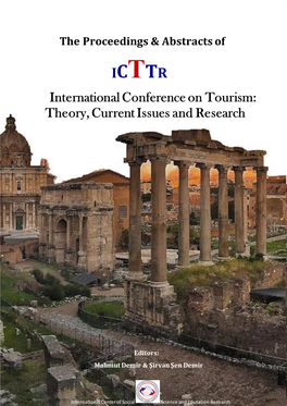 3Rd International Conference on Tourism: Theory, Current Issues and Research