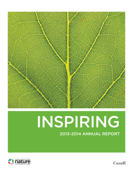 2013–2014 ANNUAL REPORT Message from the President and Chief Executive Officer