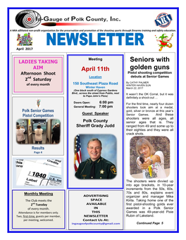 APRIL 2017 Newsletter Special Edition