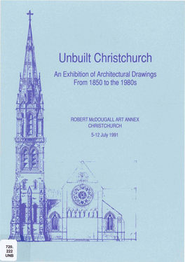 I Chris C Ch an Exhibition of Archi Ectu Al Rawings from 1850 to the 1980S