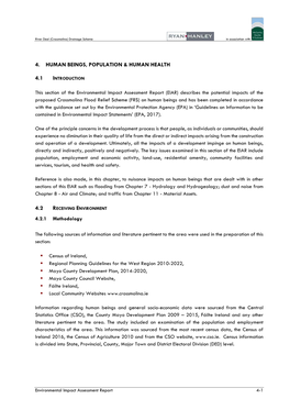 4. Human Beings, Population & Human Health 4.1