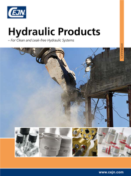 Hydraulic Products – for Clean and Leak-Free Hydraulic Systems Hydraulics Hydraulic Range