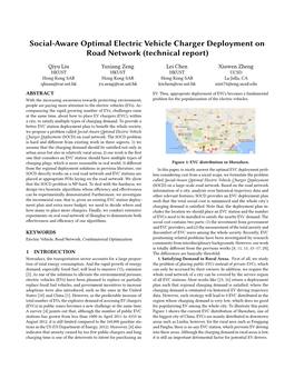Social-Aware Optimal Electric Vehicle Charger Deployment on Road Network (Technical Report)