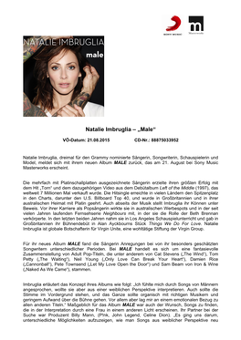 Natalie Imbruglia – „Male“