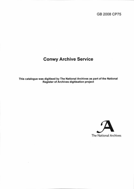 Conwy Archive Service