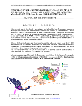 Construccion Del Libramiento De Zinapecuaro Del Mpio