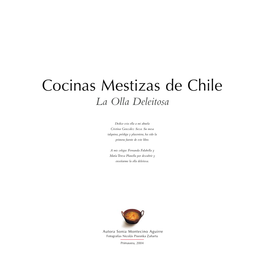 Cocinas Mestizas De Chile La Olla Deleitosa