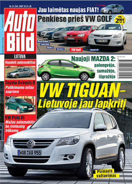 Žurnalas Apie Automobilius Autobild