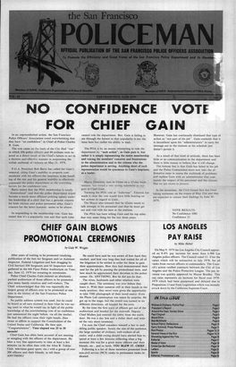 June 1979 No Confidence V0tf--,-,7` for Chief