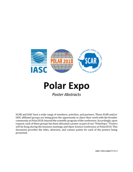 Polar Expo Poster Abstracts