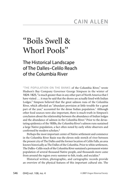 “Boils Swell & Whorl Pools”