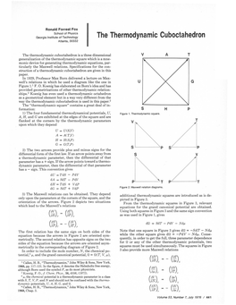 I the Thermodynamic Cuboctahedron