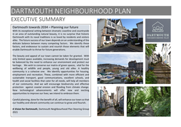 Dartmouth Neighbourhood Plan Executive Summary