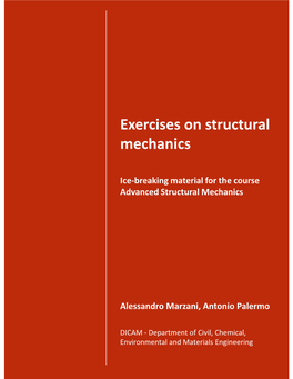 Exercises on Structural Mechanics