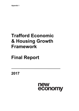 Trafford Economic and Housing Growth Framework