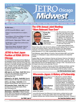 Midwest NEWSLETTER Illinois • Indiana • Iowa • Kansas • Michigan • Minnesota • Missouri • Nebraska • North Dakota • Ohio • South Dakota • Wisconsin