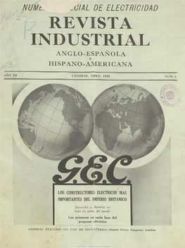 Revista Industrial Anglo-Española E Hispano-Americana