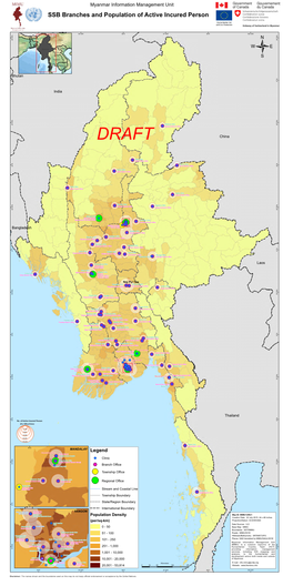 SSB Branches and Population of Active Incured Person