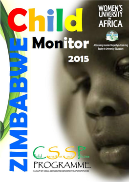 THE ZIMBABWE CHILD MONITOR 2015 Tracking Child Rights Through Research