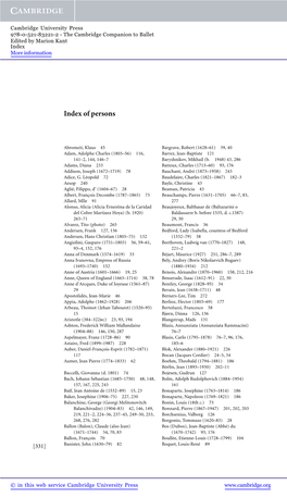 Index of Persons