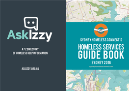 Guide Book Sydney 2016 Sydneyhomelessconnect.Com Askizzy.Org.Au 4 5