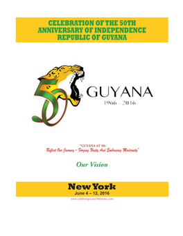 Guyana's 50Th Independence Anniversary Celebration Committtee