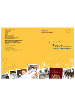 Creative Approaches to Poetry from Other Cultures