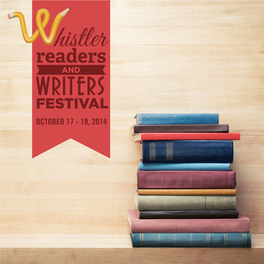 Whistler Readers and Writers Festival