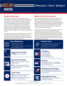 Project Fact Sheet