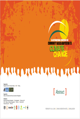 Abstract Supported by Ministry of Environment and Forests, Government of Bangladesh