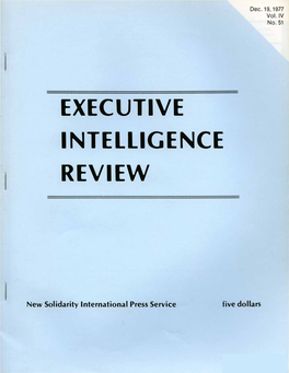 Executive Intelligence Review, Volume 4, Number 51, December
