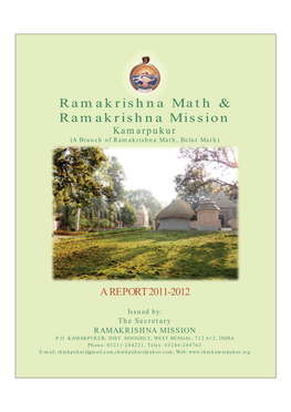 Ramakrishna Math & Ramakrishna Mission ,Kamarpukur