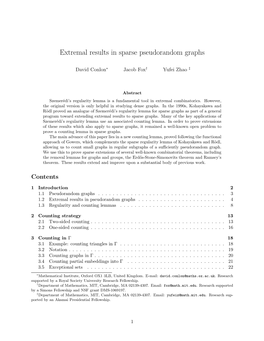 Extremal Results in Sparse Pseudorandom Graphs