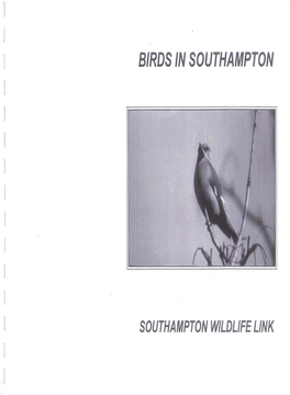 1996 Southampton Wildlife Link Birds in Southampton