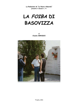 La “Foiba” Di Basovizza