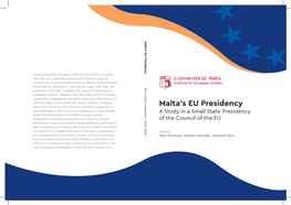 Malta's EU Presidency