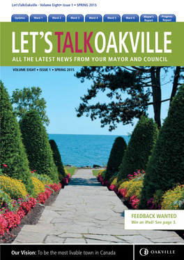 Let's Talk Oakville Spring 2015