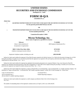 FORM 10-Q/A (Amendment No