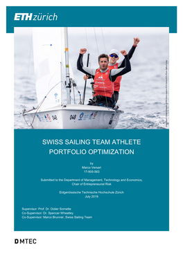 Swiss Sailing Team Athlete Portfolio Optimization