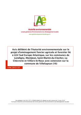 14031 Avis Délibéré AFAF Londigny