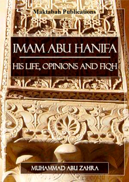 Imam Abu Hanifa.Pdf