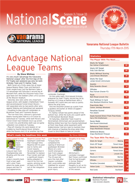 Advantage National League Teams