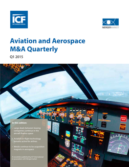 Aviation and Aerospace M&A Quarterly