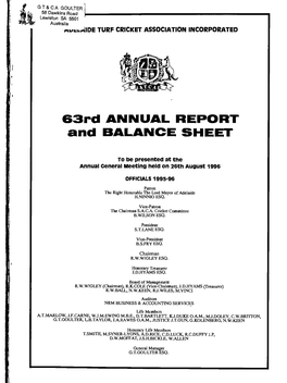 1995-1996 Annual Report